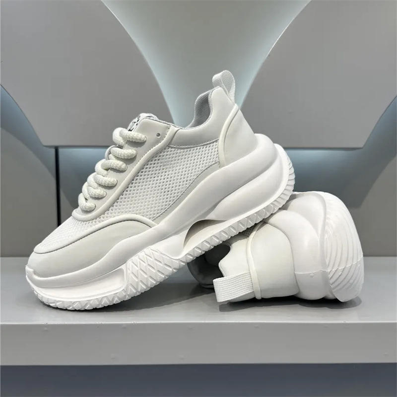 High quality all-match anti-slip, deodorant, breathable, sweat-absorbing mesh surface breathable Daddy shoes man