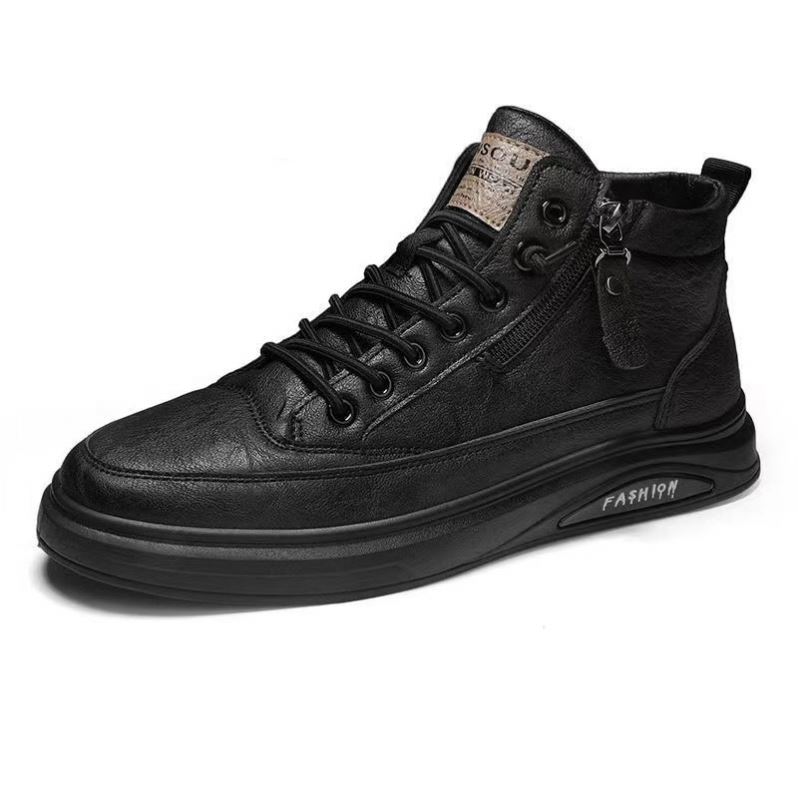 1 1 Autumn and Winter Men's Shoes 2025 New British Casual Men's Casual Shoes Spring and Autumn Small White Shoes