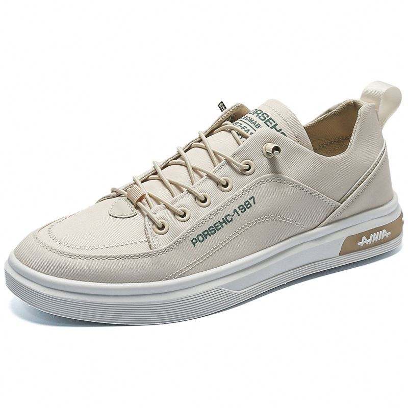 1 1 Permeable Canvas Board Shoes for Men a slip Spring and Autumn New Casual Shoes Trend Low-top Men's Shoes